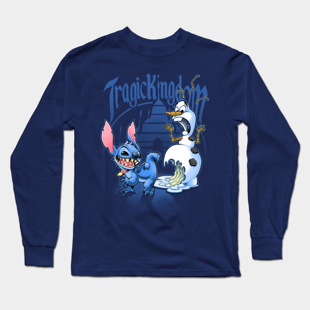 Tragic Kingdom Long Sleeve T-Shirt by JEHSEE